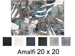 Amalfi 20 x 20 cm - PÅytki podÅogowe i Åcienne postarzane matowe